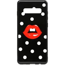 Чохол-накладка Toto Cartoon Print Glass Case Samsung Galaxy S10e Red Lips
