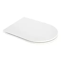 Унітаз підвісний Qtap Scorpio безободковий Ultra Quiet з сидінням Soft-close QT1433053EUQW, Білий - мініатюра 8