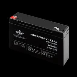 Акумулятор AGM LPM 6V - 12 Ah - мініатюра 3