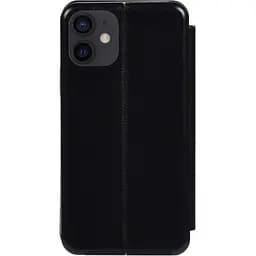 Чохол-накладка Toto Book Rounded Leather Case Apple iPhone 12/12 Pro Black