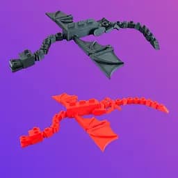 3D Іграшка Майнкрафт Дракон, 32 см, рухливий - мініатюра 2
