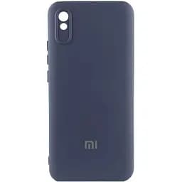 Чехол Lakshmi Silicone Cover Full Camera (AAA) with Logo для Xiaomi Redmi 9A Темно-синий / Midnight blue