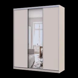 Шафа купе Doros Сіті Лайт Кашемір 2 ДСП / 1 дзеркало 180х60х225 (80736371)