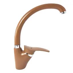 Смеситель для кухни U гайка Ø40 коричневый Frap 1/10 F4101-14 (F41) Коричневый