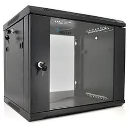 Шафа настінна Merlion 9U 19 600 x 600 x 500 (Ш x Г x В)мм, black (Ml3-6609/23528)