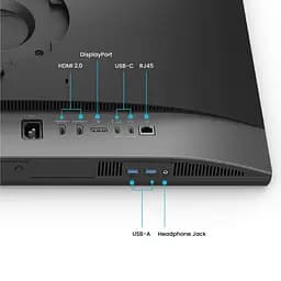 Монітор TFT 27" BenQ PD2770U, IPS, 4K UHD, HDMI, DP, USB-C, USB-hub, HAS, колонки, темно-сірий (9H.Y0ELB.QBE) - мініатюра 3