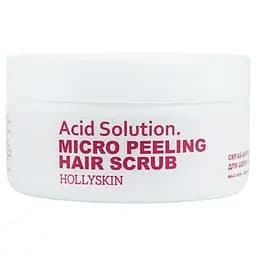 Скраб для шкіри голови і волосся Hollyskin Acid Solution Micro Peeling Hair Scrub, 130 г - мініатюра 3