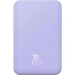 Портативный аккумулятор Baseus Magnetic Mini Wireless Fast Charge 20W 20000mAh фиолетовый (PPCX150005)