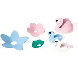 Іграшка для ванної кімнати Quut Quutopia 3D Лебеді, 9 деталей (171126)