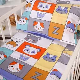 Простирадло на резинці MirSon Kids Time 20-0039 Zoo alphabet 70х140 см (2200009639975)