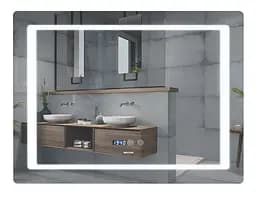 Дзеркало Mixxus Style MR03-90x70 (годинник, LED-підсвічування, антизапотівання) MI6007