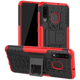 Чохол-накладка Toto Dazzle Kickstand 2 in 1 Case Samsung Galaxy A30s/A50/A50s Red - мініатюра 2