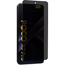 Захисне скло Privacy 5D (тех.пак) для Xiaomi Poco X7 Pro Чорний
