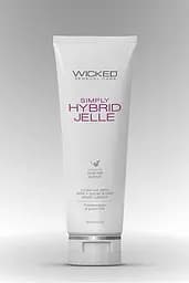 Лубрикант на водній/силіконовій основі Wicked Simply Hybrid Jelle 120 ml - мініатюра 3