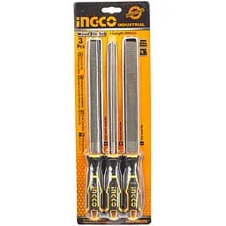 Набір столярних напилків Ingco Industrial 200 мм 3 шт (HKTFW0308)