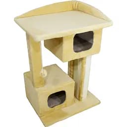 Когтеточка для кошек Lucky Pet дом Каньон 57x44x79 см бежевая 