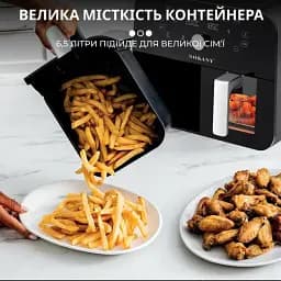 Аерогриль-фритюрниця SOKANY SK-10005 на 10 л сенсорна - мініатюра 15