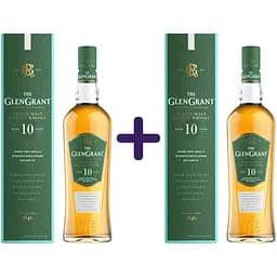 Набір: віскі Glen Grant 10 yo 40% 1.4 л у подарунковому пакуванні (0.7 л х 2 шт.)