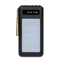 Повербанк 20000mAh Power Bank Kraft KPB-1120L Black LED-фонарь (43-00081)