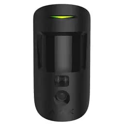 Бездротовий датчик руху Ajax HDR MotionCam, Jeweller, Black, 2 x CR123A, до 1700 м, виявлення руху до 12 м, ІЧ-підсвічування (000052546)