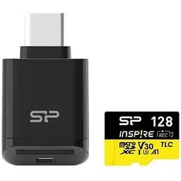 Карта памяти Silicon Power Inspire MicroSDXC 128G U3 A1 V30 170R/150W SP128GBSTXLV3V1NSP
