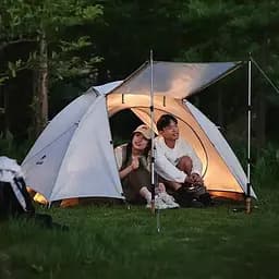 Намет двомісний Naturehike Yunchuan II (CNK2300ZP024) білий - мініатюра 2