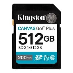 Карта пам'яті SDXC 512Gb Canvas Go! Plus Kingston teh0020703
