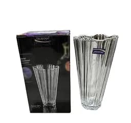 Ваза для цветов Хайнань Olens 102-546 стеклянная 12x25 см Прозрачная