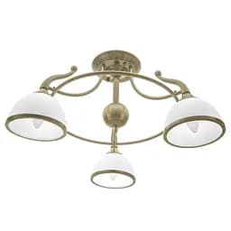 Люстра потолочная Brille в зал E27 60W BZ (LK-606C/3)