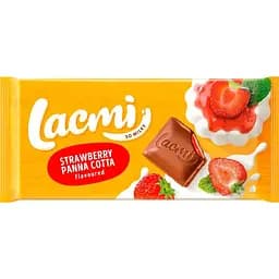Уценка. Шоколад молочный Roshen Lacmi клубничная панакота 90 г (822444)
