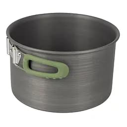 Набір посуду Bo-Camp Explorer 4 Pieces Hard Anodized Grey/Green (2200244), Сірий - мініатюра 9
