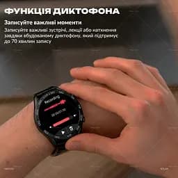 Смарт-годинник Smart Watch Haylou Solar 5 (LS20) – 1.43″ AMOLED, Bluetooth‑дзвінки, голосовий виклик, моніторинг серця/Spo2, для iOS / Android, Black - мініатюра 10