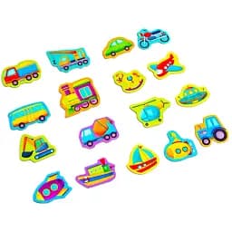 Набір магнітів Vladi Toys Maxi Транспорт 17 шт. VT3106-26  - мініатюра 2