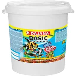 Корм Dajana Tropica Basic для всіх видів тропічних акваріумних риб пластівці 4 кг