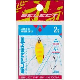 Блешня Select Supreme 2.0g 27mm #09 Amber Gold - мініатюра 2