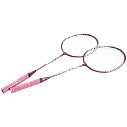 Бадминтонные ракетки в комплекте с чехлом – для активного отдыха, розовые