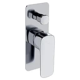 Смеситель для ванны и душа Cersanit Larga S951-374 с коробкой скрытого монтажа Хром 30412