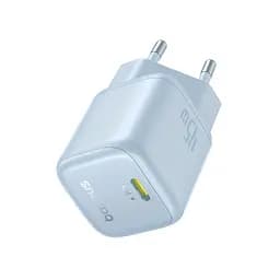 Мережевий зарядний пристрій Baseus PicoGo GaN Fast Charger 1C 45W EU Galaxy Blue (P10176800313-00) - мініатюра 3