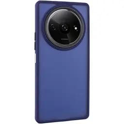 Чехол Epik TPU+PC Lyon Frosted для Xiaomi Redmi A3 Navy Blue