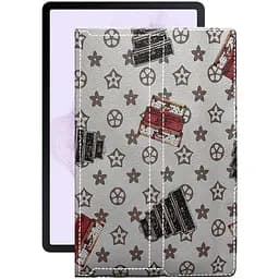 Чехол StatusCASE из экокожи для планшета Samsung Galaxy Tab S7 FE 2021 Луи-Витон-белый