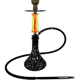 Кальян Trumpet Hookah Rider W-40 Yellow-Orange (колба Crystal Black)