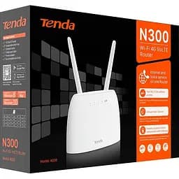 4G модем + Wi-Fi роутер Tenda 4G06 [96392] - мініатюра 4