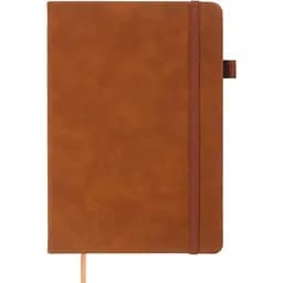 Блокнот діловий Buromax Smarti А5 96 арк. в клітинку обкладинка штучна шкіра коричневий (BM.295113-25)