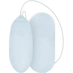 Виброяйцо EasyToys Luv Egg 16 см голубой