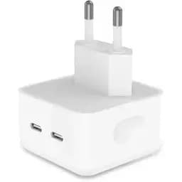 Зарядний пристрій адаптер живлення 35 W Dual USB-C Port Compact Power Adapter (MNWM3)