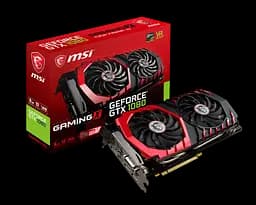 Відеокарта GeForce GTX 1080 8GB MSI Gaming X (GTX 1080 GAMING X 8G) Б/В