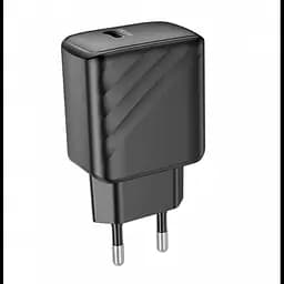 Мережева зарядка з одним портом, блок без кабелю Type-C PD30W HOCO CS22A Value - мініатюра 3