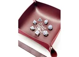 Настільна гра Планета Ігор Лоток для кубиків Дракон (бургунді) (Dice tray Dragon burgundy) (pi-dt006) - мініатюра 10