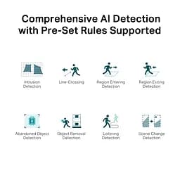 IP-Камера VIGI C250-4, PoE, 5Мп, 4 мм, H265+, IP66, Dome, кольорове нічне бачення, зовнішня TP-Link teh0015941 - мініатюра 8