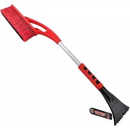 Щітка-скребок Sapfire SF-02, 73 см, червоний-сріблястий